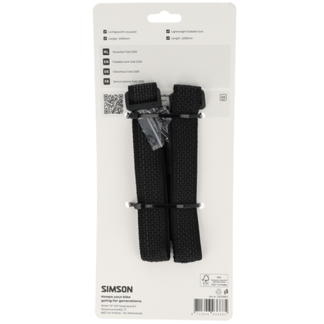 Simson Faltschlossfalte 120cm | Sicherheitsstufe 10