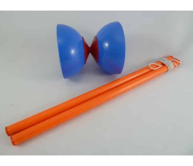 Bongers Spielzeug-Diabolo aus Kunststoff im Beutel 10x9 cm