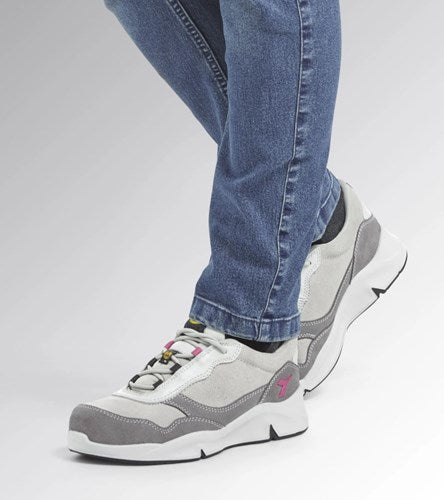 Diadora werkschoen athena laag 179902 s3l d0459 | gray violet raspberry (d0459) | maat 38 - 8053607443406