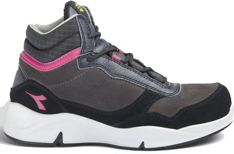 Diadora werkschoen athena mid 179901 s3l | nine iron raspberry (d0458) | maat 36 - 8053607443581