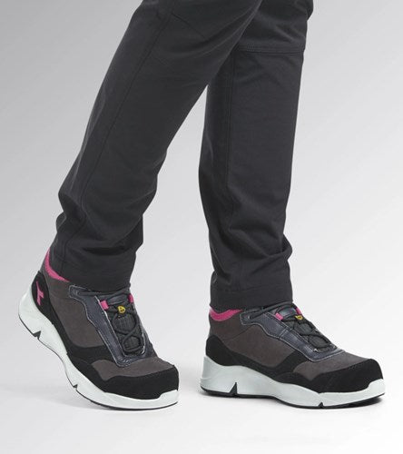 Diadora werkschoen athena mid 179901 s3l | nine iron raspberry (d0458) | maat 41 - 8053607443536