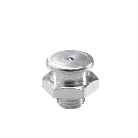 Smeernippel vlak m1 1 4gas recht 16 mm staal