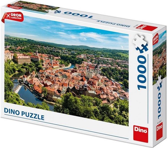 Dinotoys Dino-Puzzle – Drohnenbild český krumlov – 1000 Teile