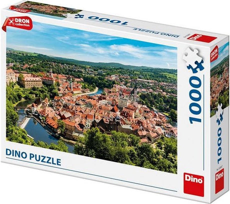 Dinotoys Dino-Puzzle – Drohnenbild český krumlov – 1000 Teile