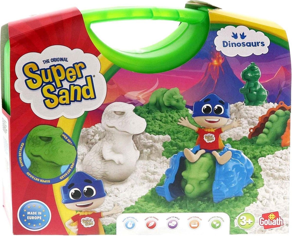 Super Sand-Dinosaurier im Koffer