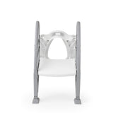 Dolu Educational Toilet Trainer mit Stufen aus Toilettenreduzierer grau