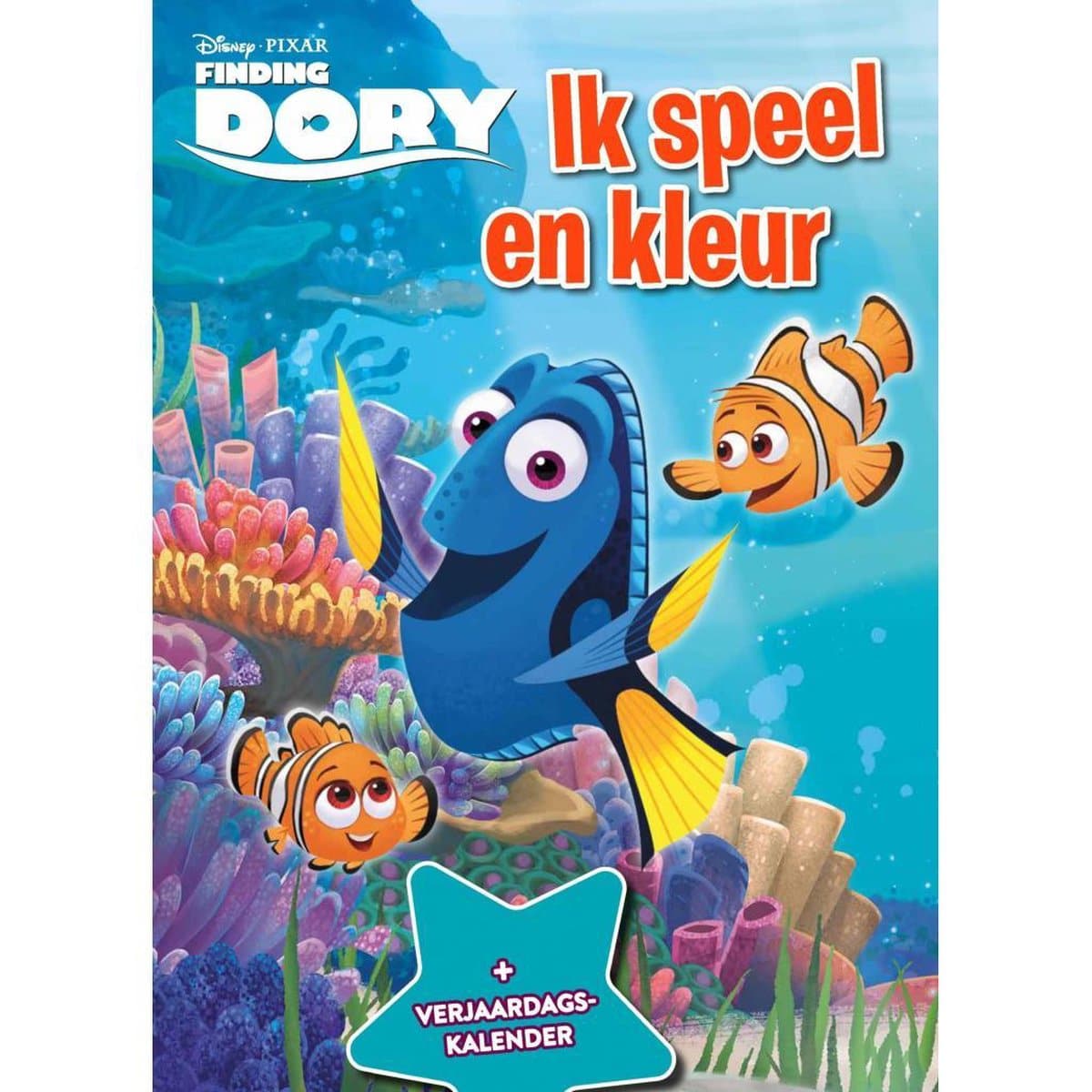 Taktik zum Finden von Dory, Spiel und Farbe in diesem wunderschönen Buch