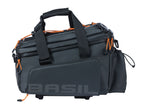 Basil Miles XL Pro Gepäckträgertasche – Wasserdichte schwarze Tasche für Elektrofahrräder – 36 l – MIK-System