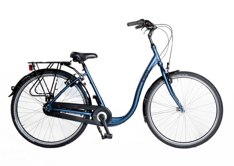 Aldo 28 Zoll Low Entry Fahrrad Comfort Aluminium 7V Freilauf blau