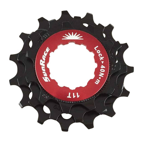Sturmey-archer europa n.v. Sunrace-Unterlegscheibe mit Kettenrädern 10 V, 11, 13, 15 Zähne, schwarz