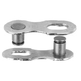 Messinggelagertes M-Wave-Schließglied 11 V. 1 2x3 32 - 5,5 mm. Silber