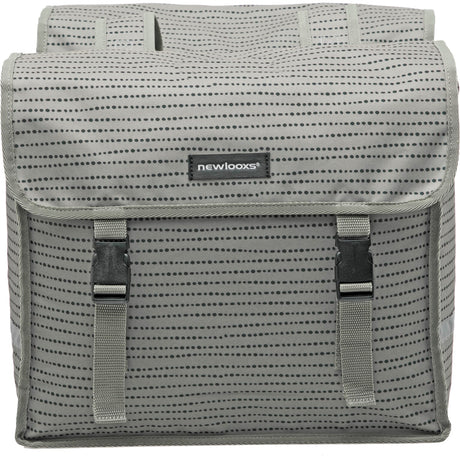 Fiori Doppelfahrradbeutel - Wasser - Repellent Polyester - 30 l - Schwarzblaugrau