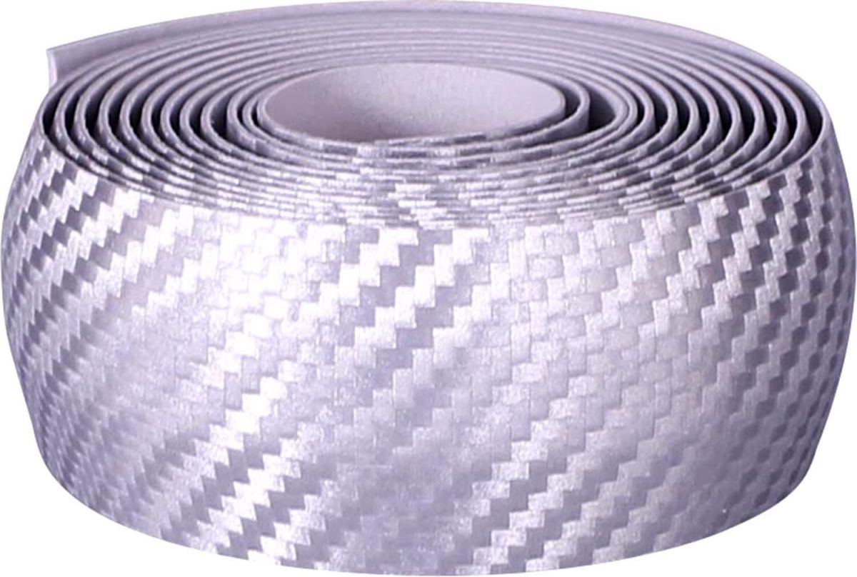 Velox Lenkerband Carbon perforiert silber (2Stk)