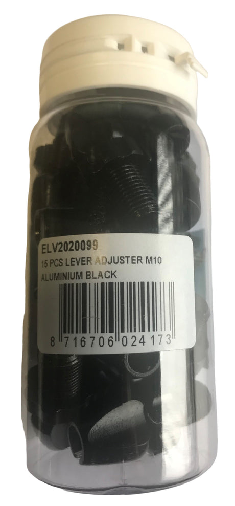 Remhevel Verstellers M10 Aluminium - Schwarz (15