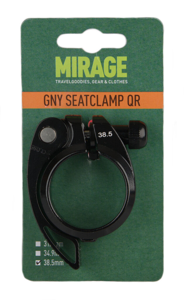Buzaglo Mirage Sattelstützenklemme GNY mit QR 38,5 mm schwarz