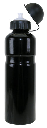 Messingfass, Wasserflasche aus Aluminium, 750 cc, schwarz, TÜV, SGS, FDA-zugelassen