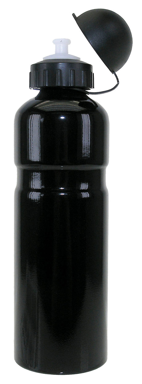 Messingfass, Wasserflasche aus Aluminium, 750 cc, schwarz, TÜV, SGS, FDA-zugelassen