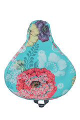 Basilikum Bloom Field - Sattelabdeckung - Blau