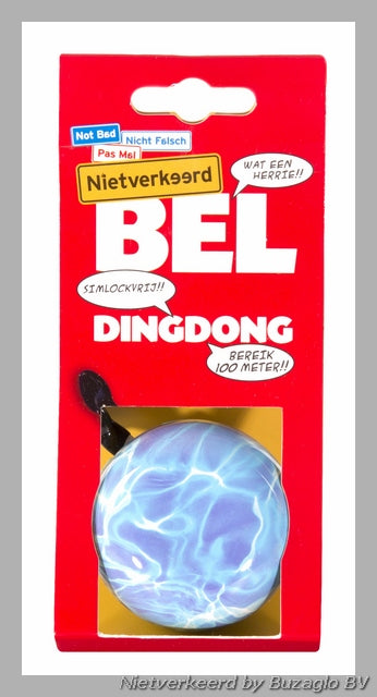 Buzaglo nietverkeerd ding-dong bel staal 60 mm. water