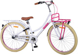 Volare Excellent Kinderfahrrad – Mädchen – 26 Zoll – Weiß – 3 Gänge