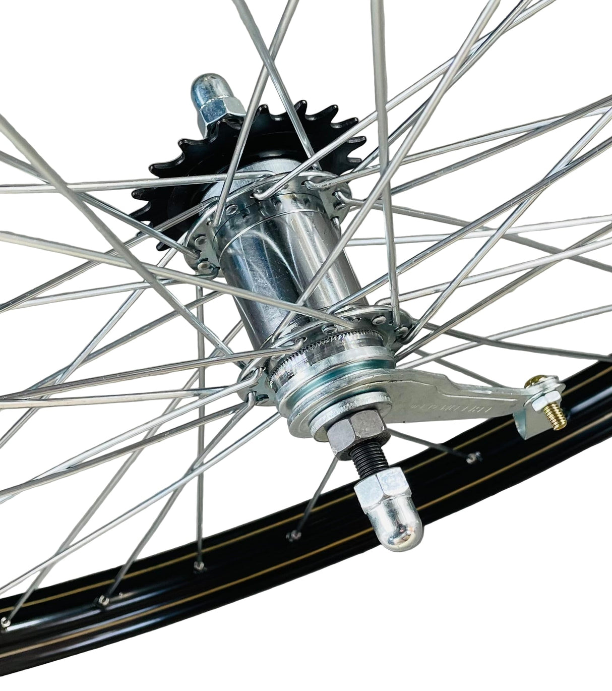 Roland Hinterrad 28 24-635 Aluminium schwarz Ryde V38 Falcon Bremsnabe