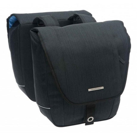 Avero Doppelte Fahrradtasche – Wasserabweisendes Polyester – 25 l – Schwarz