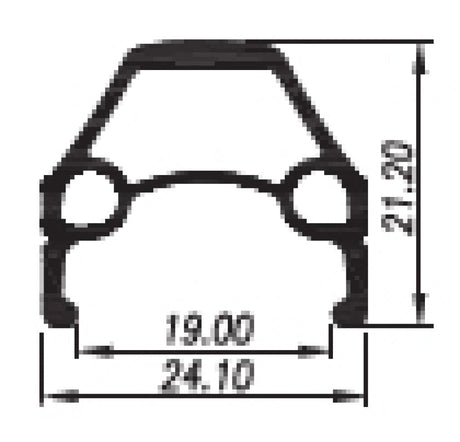 Primax E Str20 Rim 28 Zoll (622) 36 Löcher Bremskante Silber