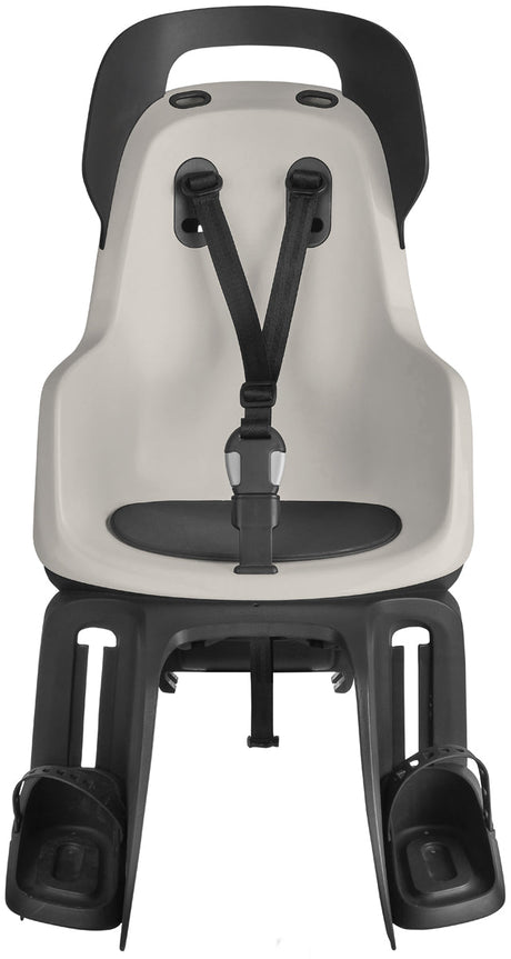 Kindersitz hinter Bobike Maxi Go Carrier Bestätigung Creme
