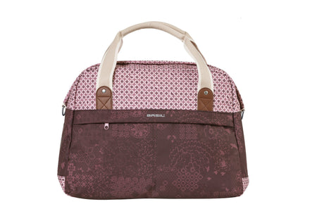 Basil Bohème Fahrrad -Umhängetasche - Red Eleganter Fahrradbeutel für Frauen - Wasser -Repellent - 18l