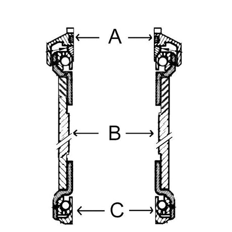 Messinglager Tange Seiki Ahead Set 1,1 8 Aluminium schwarz