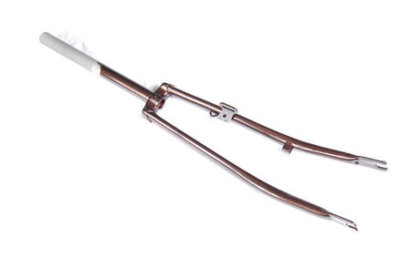 Hulzebos cycle parts b.v. voorvork 28 metallic bruin i + trom.nok