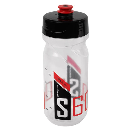 Polisport Plasticos S.A. Polisport-Wasserflasche 600 ml. transparent schwarz rot