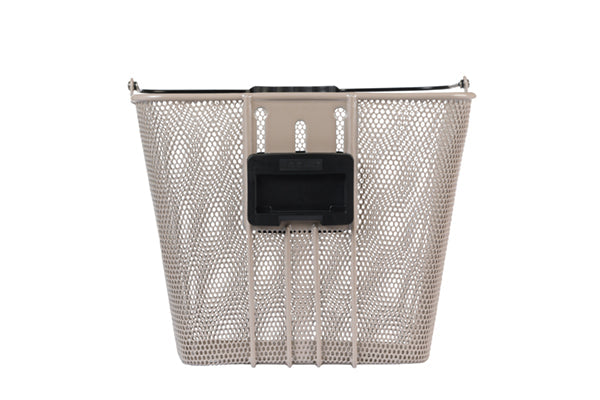 Basil b.v. Fahrradkorb Basil Bilbao KF Montage 26 x 22 x 27 cm – Nude Metallic