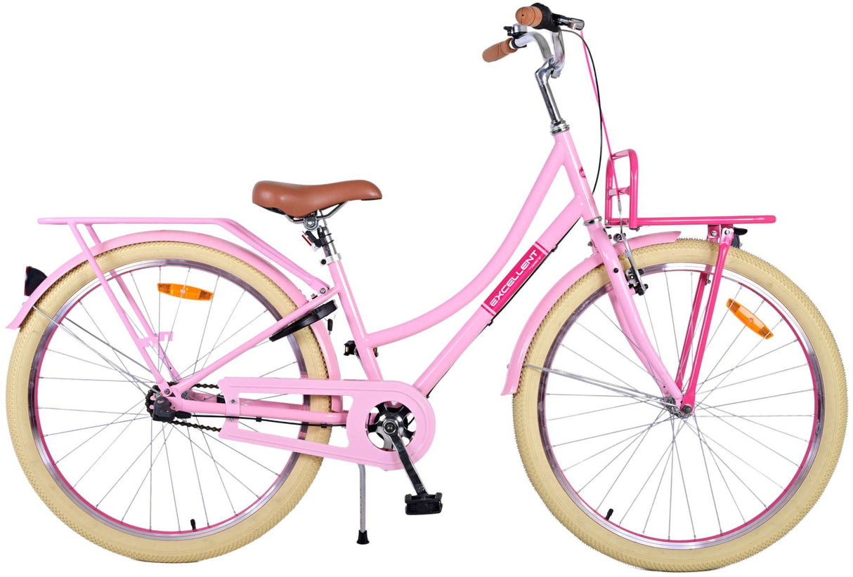 Volare Excellent Kinderfahrrad – Mädchen – 26 Zoll – Rosa – 3 Gänge