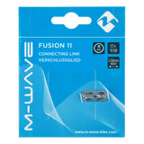Messinggelagertes M-Wave-Schließglied 11 V. 1 2x3 32 - 5,5 mm. Silber