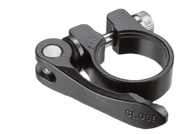 Ursus Sattelstützenklemme 31,8 mm mit Hebel. schwarz
