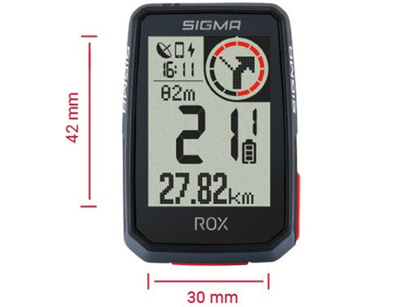Sigma ROX 2.0 GPS SW SWO Stand einfacher Halter + USB-C-Ladekabel