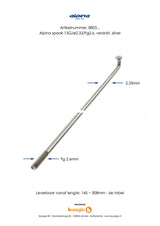 Alpina 13G (2,34 mm) 282 mm Zink (P36)