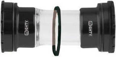 Messinglager Mighty Tretlager Pressfit Alu. schwarz 85,5 mm. Rennen 89,5 mm. MTB 92mm.