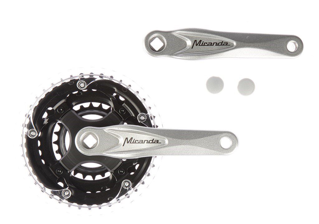 Miranda Cranket Alu Silver 24 34 42T -5 mm vertiefte 573145