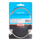 ELVEDES REM BINNenkabel 2000 mm Edelstahl Slick Ø1,5mm T-Nipple
