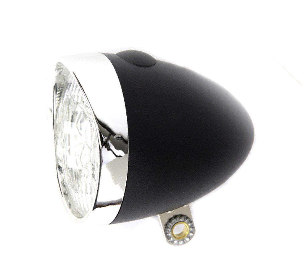 Buzaglo ikzilight koplamp retro zwart 3 led + batterijen-bulk