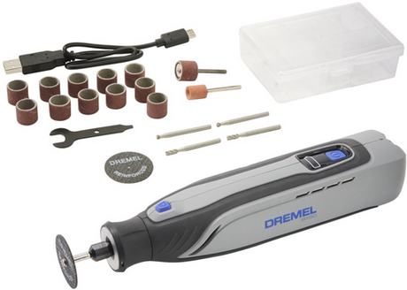 Dremel Multifunktionswerkzeug 8150ja | 8150-20 | inkl. 20 Zubehörteile + USB-C-Ladekabel + Aufbewahrungsbox für Zubehör + Kurzanleitung + Zubehöranleitung – f0138150ja