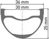 DT Swiss EXC 1501 Spline® One 30 Carbon 6-Loch Deg 90 Boost 29 Hinterrad