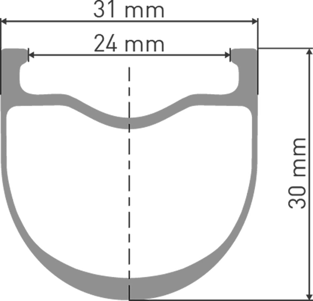 DT Swiss GRC 1400 Dicut® 30 28 Disc Vorderrad