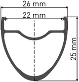 Dt Swiss ER 1400 Dicut® 28 25 mm Hinterrad