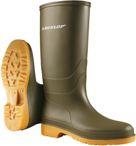Dunlop 16247 laars pvc dull rapido groen - maat 34 - 00.032.015.34
