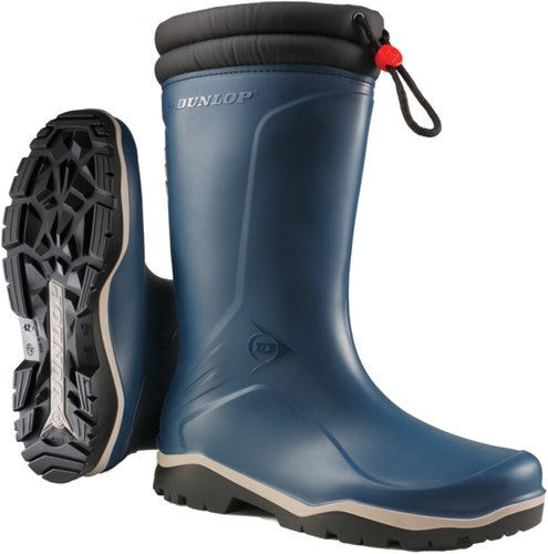 Dunlop k454061 blizzard gevoerde winterlaars pvc blauw - maat 42 - 15.032.075.42