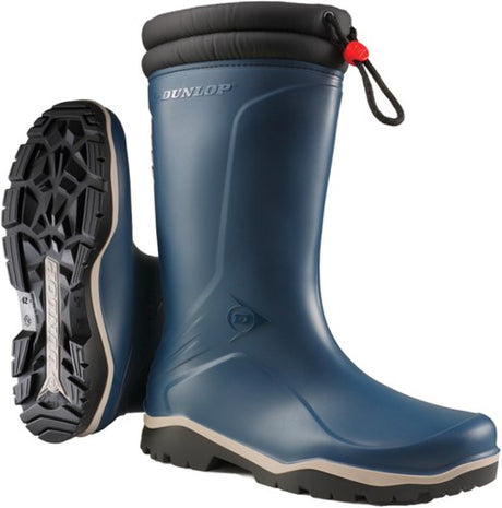 Dunlop k454061 blizzard gevoerde winterlaars pvc blauw - maat 42 - 15.032.075.42