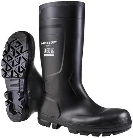 Dunlop nb2hd01 work it pvc laars s5 | zwart | maat 43 - 8713197371885